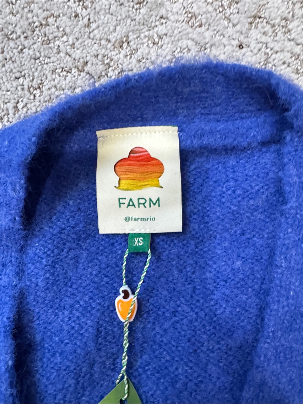 FARM Rio Multicolor Wave Knit Button Cardigan - Women - Picture 2 of 3